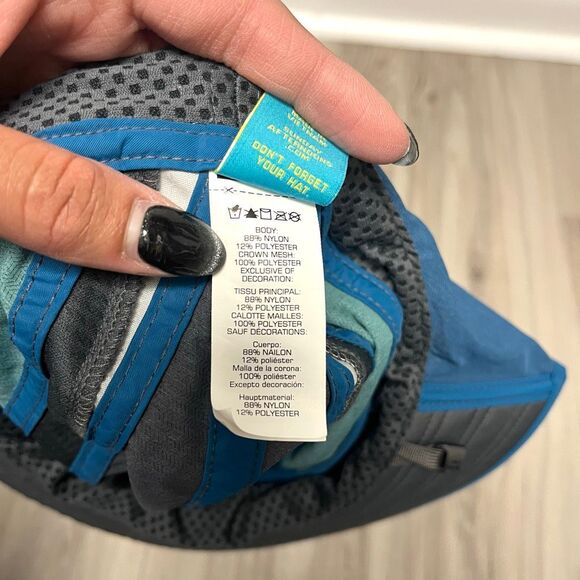 SunDay Afternoons Hat Kids M / 3-6 yrs Ultra Adventure Blue & Gray Nylon Sun - Picture 6 of 7